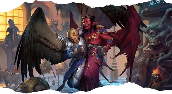 Обычный вечер в одной из таверн Сигила